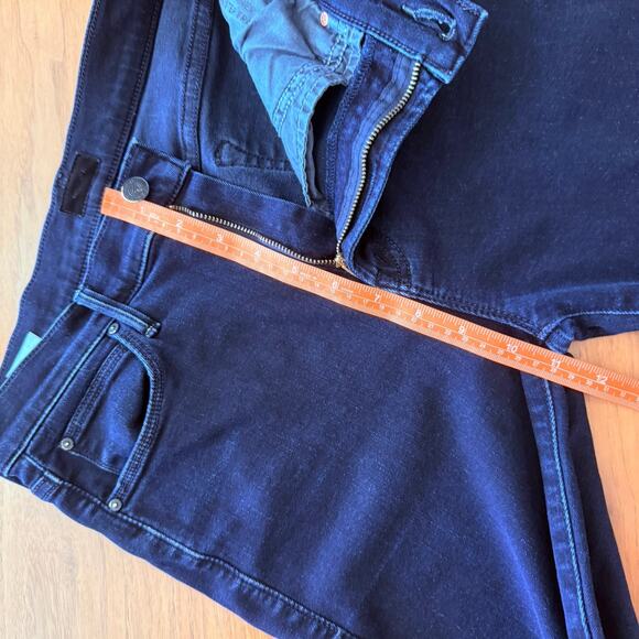 Mother Jeans Size 27 The Stunner Zip Two Step Fray Holding Hands Dark Wash - Picture 11 of 16